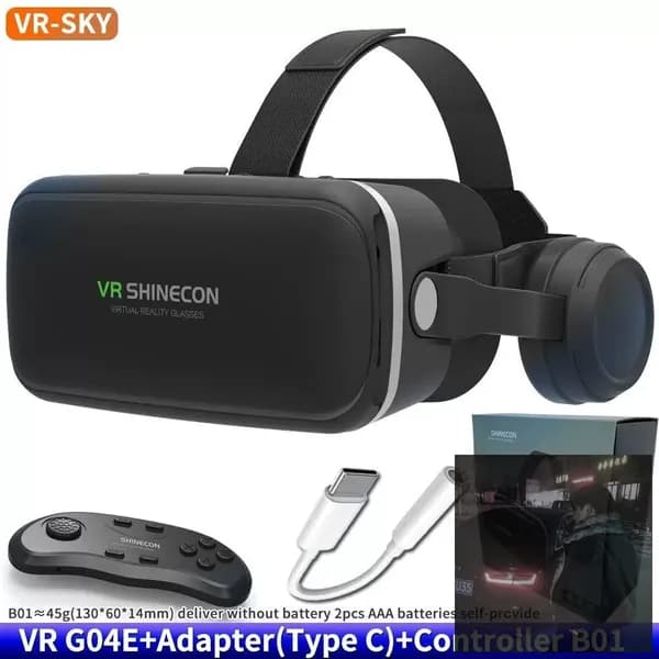 Очки виртуальной реальности с геймпадом / VR очки для смартфона