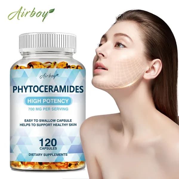 Биологически активная добавка Airboy Phytoceramide предназначена для поддержания здоровья кожи, увлажнения, улучшения состояния сухой кожи и борьбы со старением за счет восполнения уровня липидов.