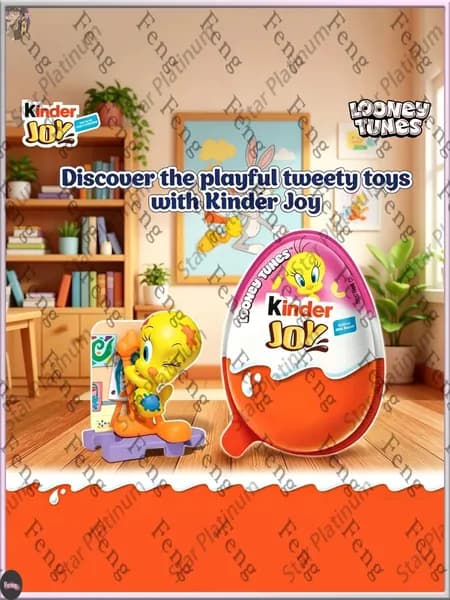 Шоколадное яйцо Киндер Джой Tweety(3шт)