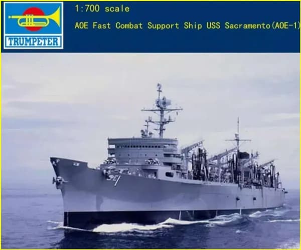 Trumpeter 1/700 05785 Американский Сакраменто AOE-1 сборная модель корабля