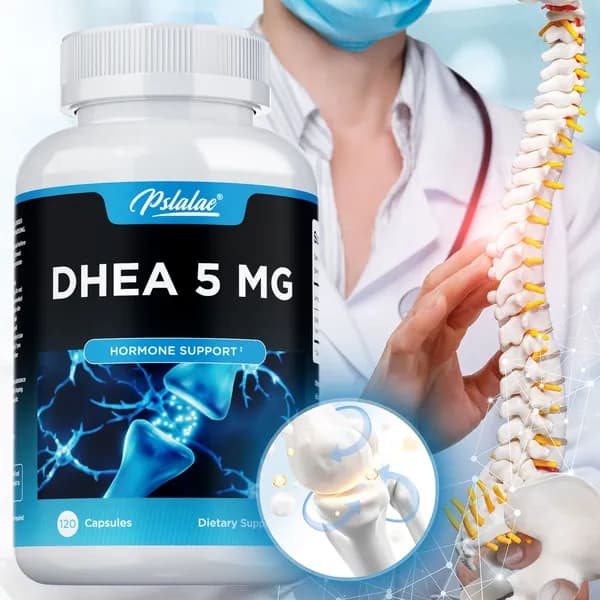 Pslalae - DHEA 5 мг - Способствует восполнению уровня DHEA, который естественным образом снижается с возрастом, повышает энергию и балансирует гормоны.