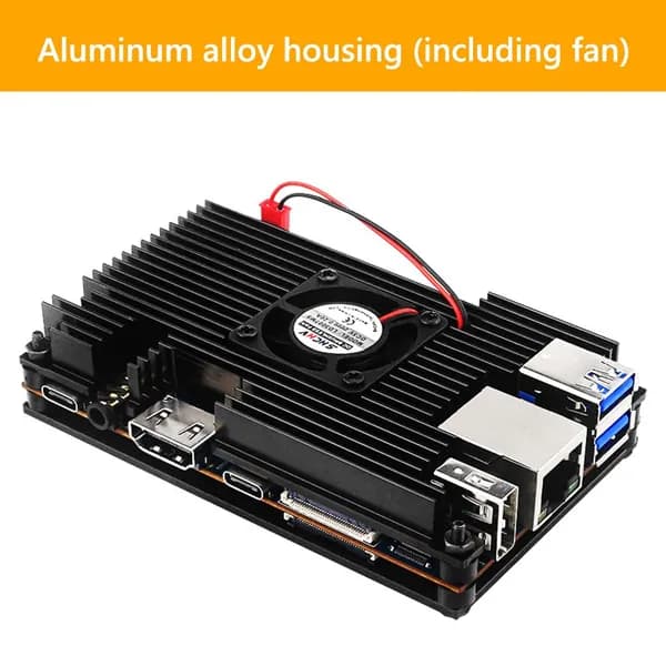 Компьютерный корпус Orange Pi 5, черный (OM9HQ1GR0YB2AN1PU9-Z7O1B5XCCIA)