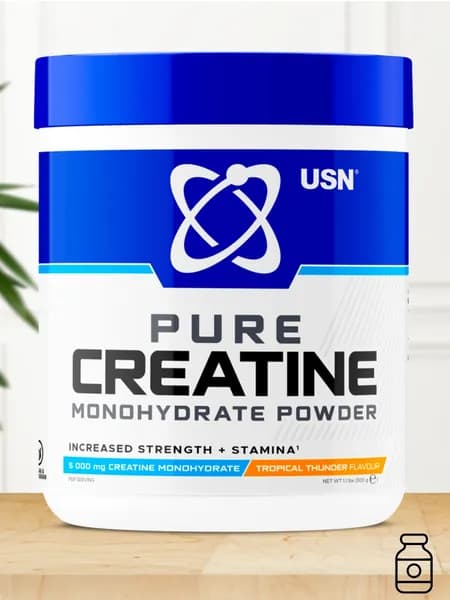 CREATINE MONOHYDRATE Tropical Thunder / КРЕАТИН МОНОГИДРАТ ЮСН со вкусом Тропический гром, порошок, 500 г .