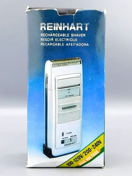 Электробритва РЕЙНХАРТ компактная два вида сети 110 и 220 В 1990-е гг