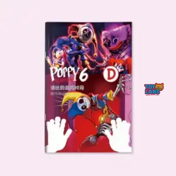 Детская рисовалка обводилка (Poppy Playtime) с персонажами Хагги Вагги и Кисси Мисси, развивающая тетрадь для раскрашивания, для мальчиков и девочек от 6 лет