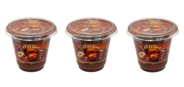 Бурёшка Паста шоколадно-ореховая, 200 гр, 3 шт