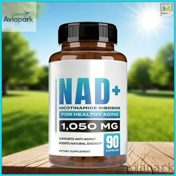 Гибкое качество!NAD+ 3-в-1 Комплекс с Никотинамидом Рибозидом 600 мг и ТМГ для Клеточного Омоложения и Энергии 90 КапсулCO1028