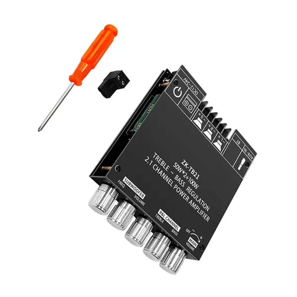 ZK-TB21 TPA3116D2 50W+50W+100W 21 канал усилитель мощности Bluetooth-совместимый