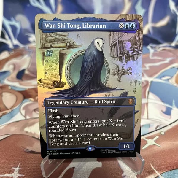 Магия сбора прокси-карт Высококачественные нефольговые карты Wan Shi Tong, Librarian #320 foil