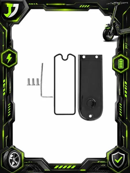 Электрический скутер панель Ninebot MAX, черного цвета, пластик+силикон, 1 шт.