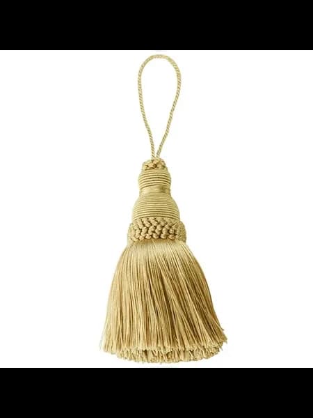 Белая кисточка с бахромой beige 20