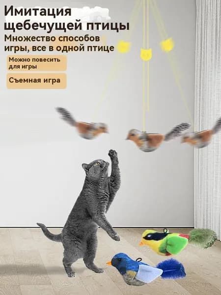 Игрушки для кошек, забавные кошачьи палочки из подвесных перьев, игрушки для домашних животных