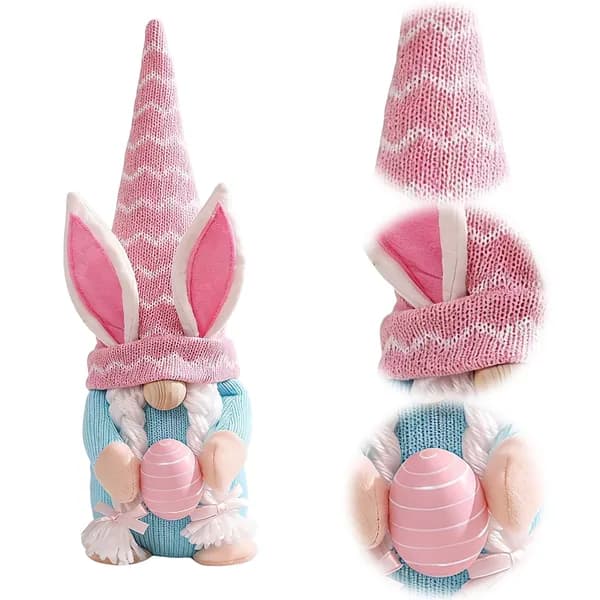 Пасхальный кролик-игрушка из полиэстера, синий, 31 см