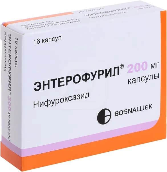 Энтерофурил капс 200 мг х16