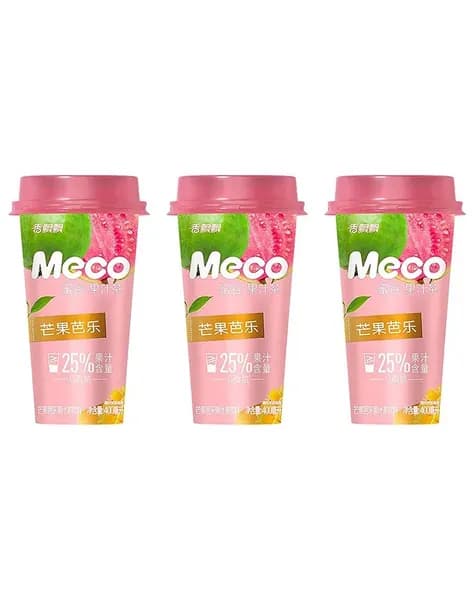 Фруктовый чай MECO со вкусом манго и гуавы, 3 шт x 400 мл