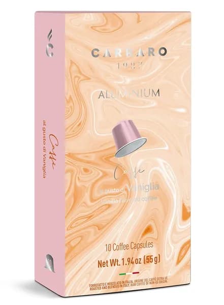 Кофе в капсулах Carraro Vanilla Alu стандарт Nespresso - 10шт
