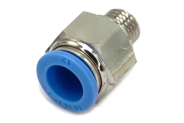 Пневмофитинг цанговый прямой с наружной резьбой PC 12-М12х1.5
