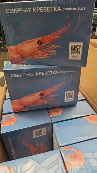 Креветка северная, 70/90, в/м ( 1x1кг, ) WEIHAI TRANSPORT AQUATIC FOOD CO.,LTD., Китай)