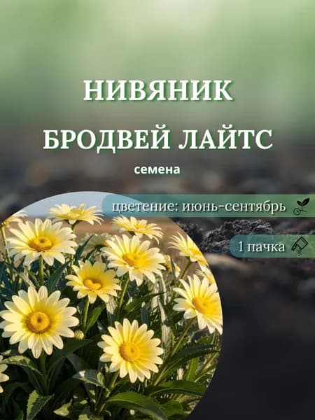 Нивяник (садовая ромашка) Бродвей Лайтс, семена, 10 шт.