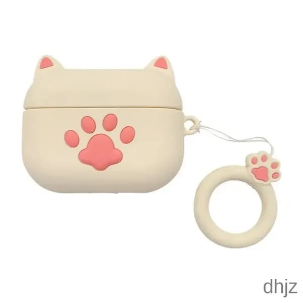 Защитный чехол для AirPods Pro2 Модель Cats Paw белый
