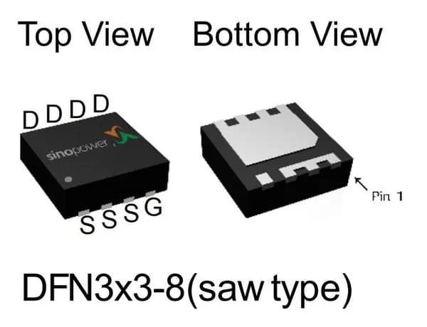 Микросхема SM3319NSQG N-Channel MOSFET 30V 23A DFN3X3D-8