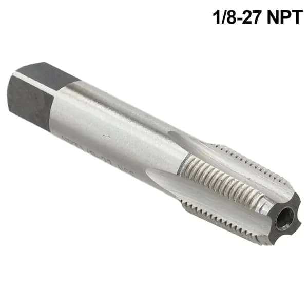 1/8- 27 NPT HSS Конический плашечный метчик Стандартный из быстрорежущей стали Инструмент для ремонта резьбы