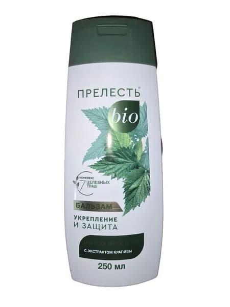 Бальзам для волос Прелесть Био Укрепление и защита с экстрактом крапивы 250 мл
