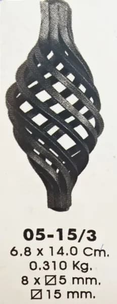 корзинка кованный элемент