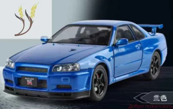 Сборная модель Машинка tamiya 24210 1/24 Nissan GT-R R34 sports car