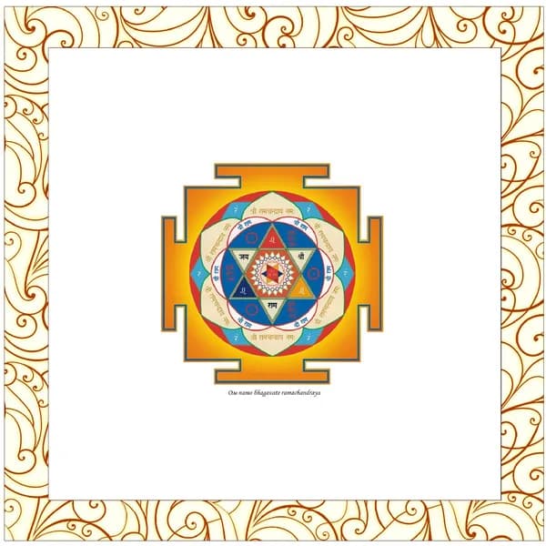Сурья янтра (Солнце) (1шт), 20х20см