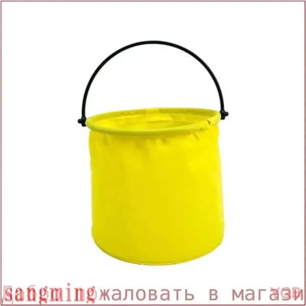 Складное игрушечное ведерко для пляжных игр-розовое