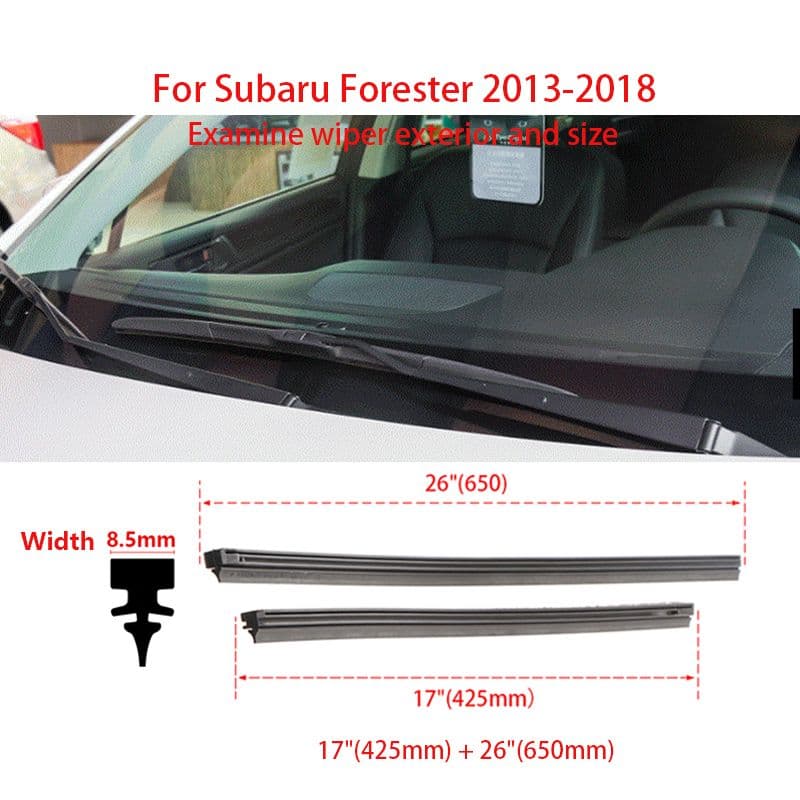 1 комплект резинок стеклоочистителя Subaru Forester 2013-2018