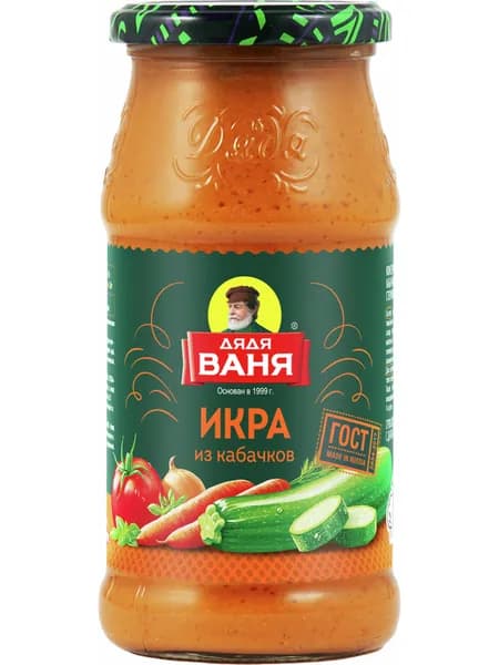 Икра Дядя Ваня из обжаренных кабачков 460 г