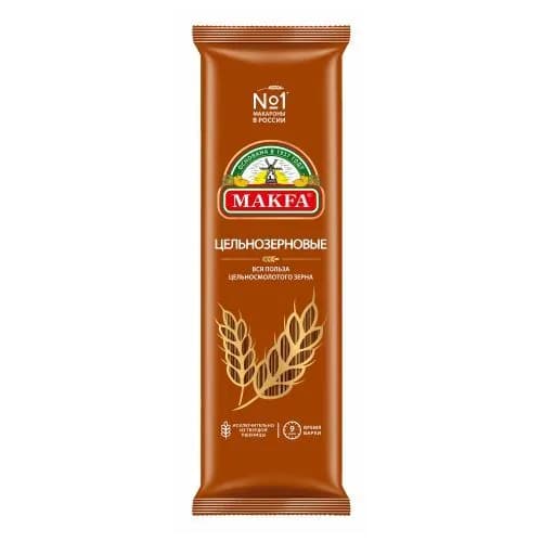 Вермишель Makfa длинная цельнозерновая 500 г