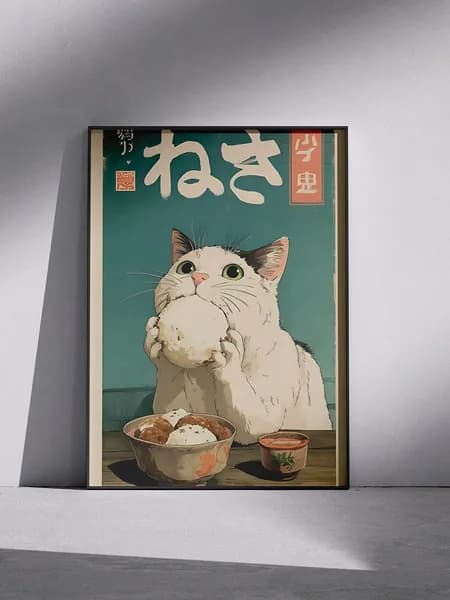 Постер "Котик а3", 30 см х 21 см