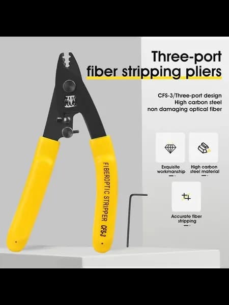 Стриппер оптоволокна CFS-3, трехпортовый