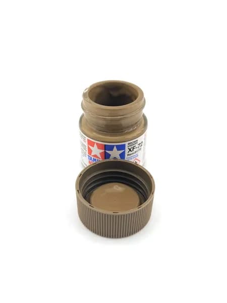 Краска акриловая, Tamiya XF-72Brown-Коричневый, матовый, 10мл