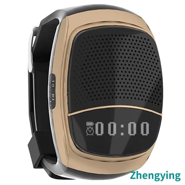 Bluetooth-динамик B90 для велосипеда на запястье с дисплеем, золотой