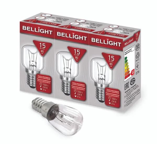 Лампа для кухни Bellight РП 230-15 Теплый белый свет, 15 Вт, 2шт.