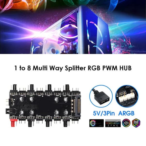 Компьютерный корпус RGB&FAN-хаб (LR6QT8NG4WQ0LY3HB2.03-GP75WEY9ZX)