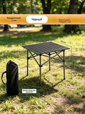 Стол-книжка Откидной, 30х50х50 см