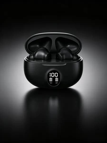 Наушники беспроводные с микрофоном, Bluetooth, USB Type-C, черный