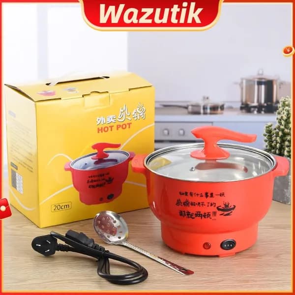 Пароварка электрическая 31132201242_WAZU_K0C0Q7, красный