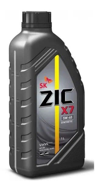 ZIC X7 5W-40 Масло моторное, Синтетическое, 1 л