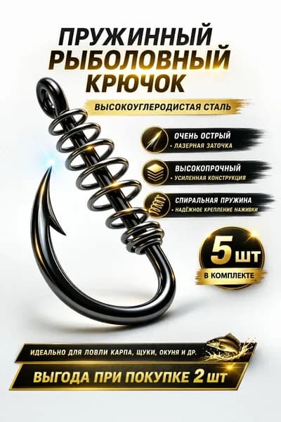 NGB Крючок рыболовный, вес 1 шт:1 г