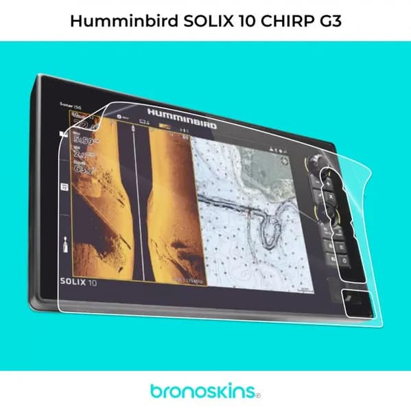 Матовая защитная пленка на экран Humminbird SOLIX 10 CHIRP G3
