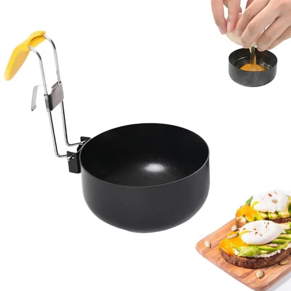 Складная яйцеварка с ручками ушками, для домохозяек и начинающих кулинаров, пищевой материал не обжигает удобно доставать кухонный аксессуар.