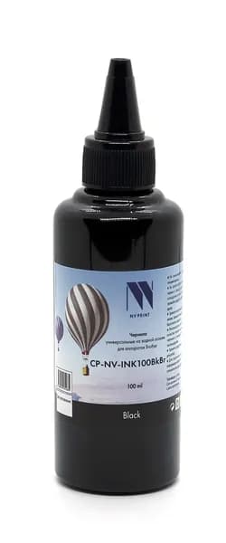 Чернила универсальные на водной основе NV-INK100BkBr для Brother DCP-T220, DCP-T310, DCP-T420W, DCP-T425W, DCP-T510W (100 ml) Black