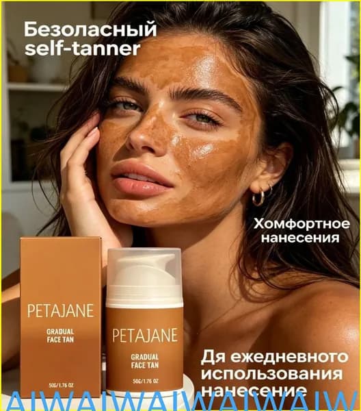 Крем автозагар для лица с бронзовым эффектом и постепенным загаром для ежедневного ухода