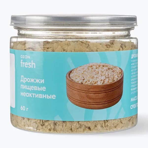Дрожжи пищевые неактивные 60 г, Ozon fresh